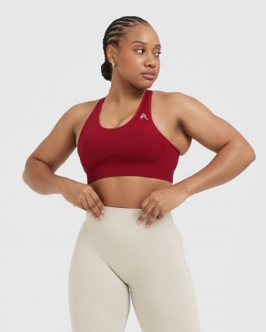 Oner Active Classic Seamless 2.0 Bralette Sports Bras Punainen Viininpunainen | 206-UEFJKH