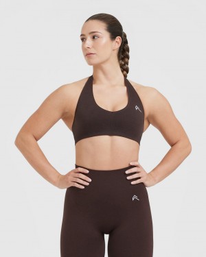 Oner Active Classic Seamless 2.0 Halter Neck Bralette Sports Bras Tummanharmaat | 692-ZSBDNV