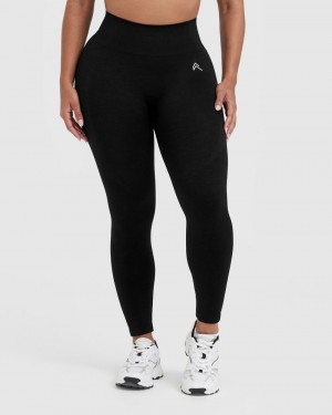 Oner Active Classic Seamless 2.0 Leggings Mustat | 926-IHJPFN