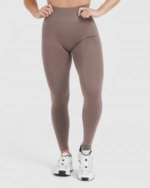 Oner Active Effortless Seamless Leggings Ruskea | 031-ZSGXPW