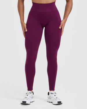 Oner Active Effortless Seamless Leggings Violetit | 250-CQYPHA