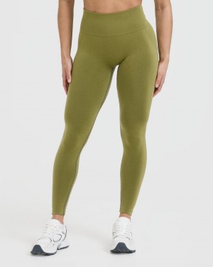 Oner Active Effortless Seamless Leggings Oliivinvihreä Vihreä | 268-TUADXL