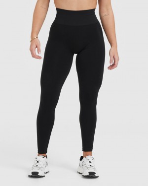 Oner Active Effortless Seamless Leggings Mustat | 754-WLJOYP