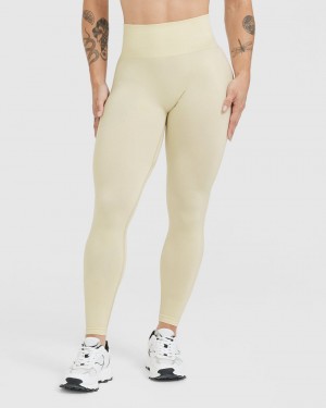 Oner Active Effortless Seamless Leggings Vaaleankeltainen | 508-SXMVTL