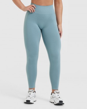 Oner Active Effortless Seamless Leggings Harmaat Sininen | 209-PJDYCF