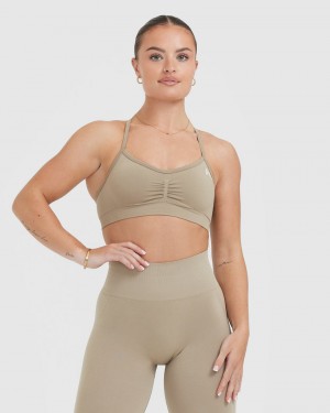 Oner Active Effortless Strappy Bralette Sports Bras Harmaat | 325-OMEKIT