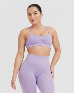 Oner Active Effortless Strappy Bralette Sports Bras Violetit | 531-IWRVXA