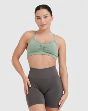 Oner Active Effortless Strappy Bralette Sports Bras Oliivinvihreä | 409-CWXRAD