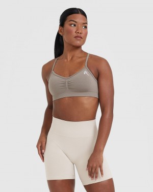 Oner Active Effortless Strappy Bralette Sports Bras Harmaat | 385-ERSAGW