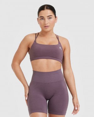 Oner Active Everyday Cross Over Bralette Sports Bras Violetit | 741-BZVGRI