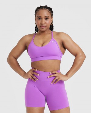 Oner Active Everyday Sports Bras Violetit | 560-XVECRS