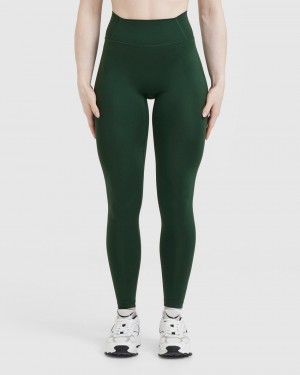 Oner Active Timeless High Waisted Leggings Syvä Vihreä | 253-LYTRNE