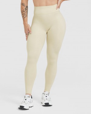 Oner Active Timeless High Waisted Leggings Vaaleankeltainen | 356-KQDZJX