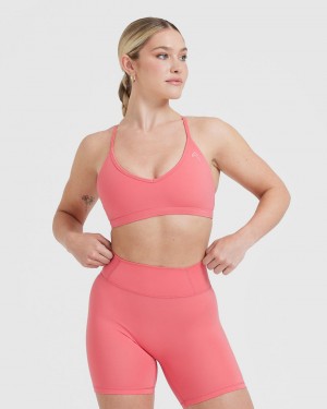 Oner Active Timeless Strappy Bralette Sports Bras Pinkki | 458-NFJYQT