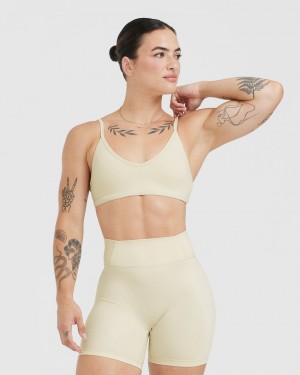 Oner Active Timeless Strappy Bralette Sports Bras Vaaleankeltainen | 832-UVEISQ