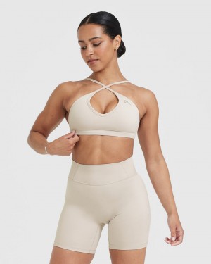 Oner Active Timeless Strappy Bralette Sports Bras Ruskea | 105-KQREBJ