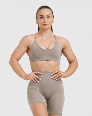 Oner Active Timeless Strappy Bralette Sports Bras Harmaat | 617-SAOMLV