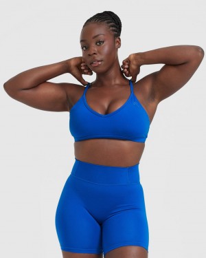 Oner Active Timeless Strappy Bralette Sports Bras Syvä Sininen | 462-FIUMGH