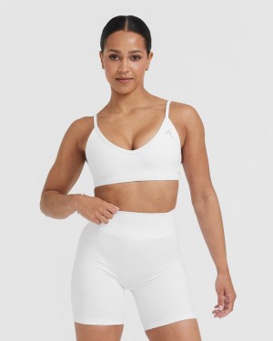 Oner Active Timeless Strappy Bralette Sports Bras Valkoinen | 301-LGFMED