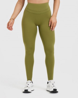 Oner Active Unified High Waisted Leggings Oliivinvihreä Vihreä | 736-RHKWPJ