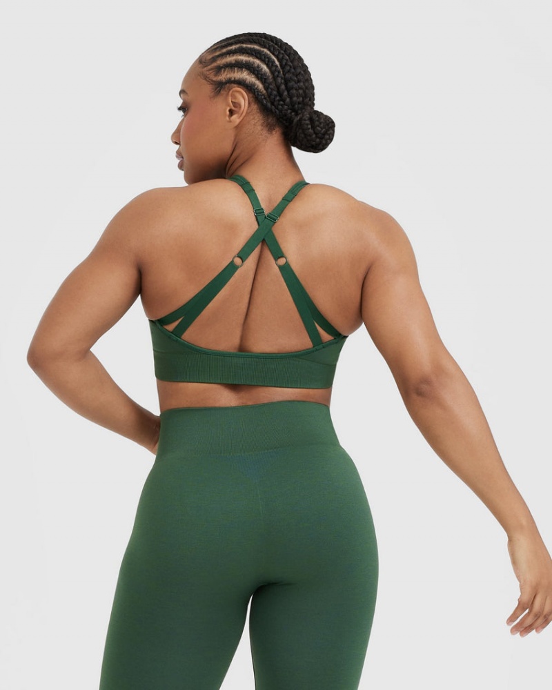 Oner Active Classic Seamless 2.0 Bralette Sports Bras Vihreä | 105-XBPJMV