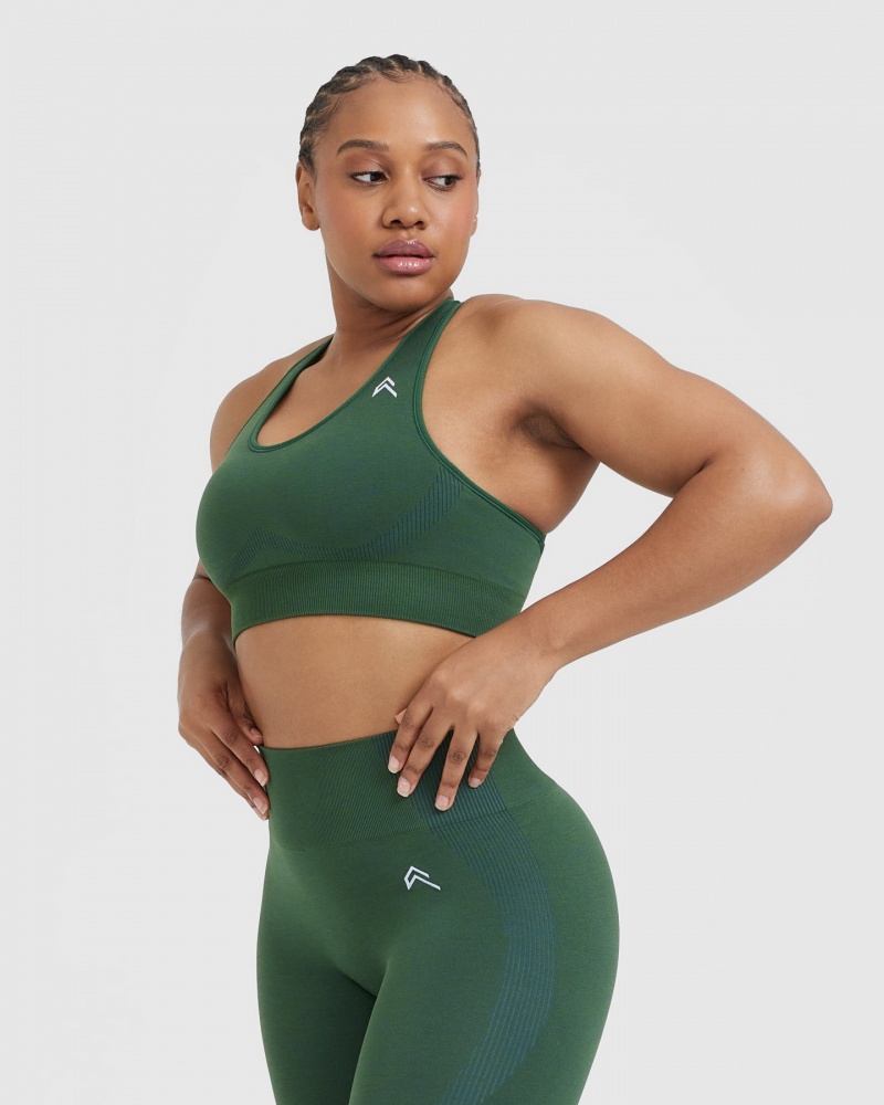 Oner Active Classic Seamless 2.0 Bralette Sports Bras Vihreä | 105-XBPJMV