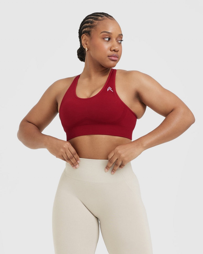 Oner Active Classic Seamless 2.0 Bralette Sports Bras Punainen Viininpunainen | 206-UEFJKH