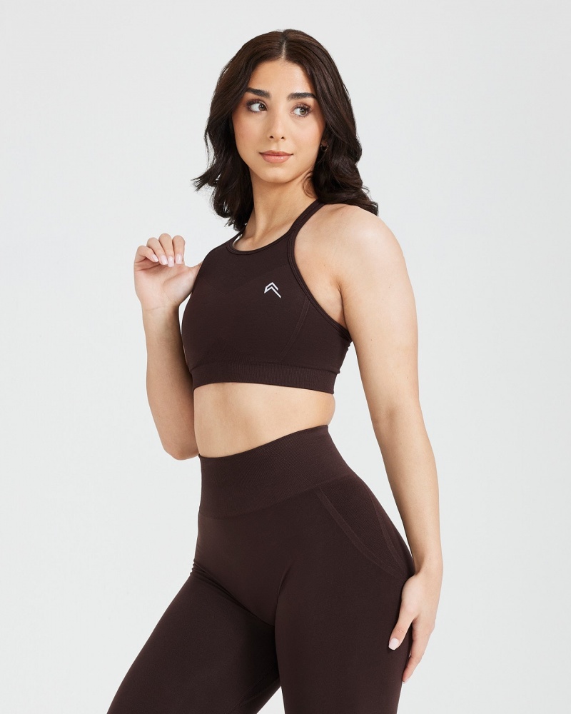 Oner Active Effortless Seamless High Neck Bralette Sports Bras Tummanharmaat | 215-XZWBCA