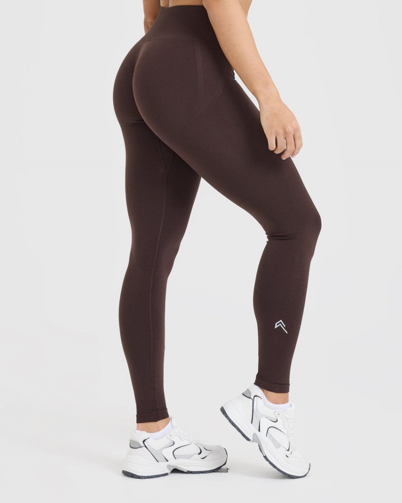 Oner Active Effortless Seamless Leggings Violetit Ruskea | 890-NIMFBR