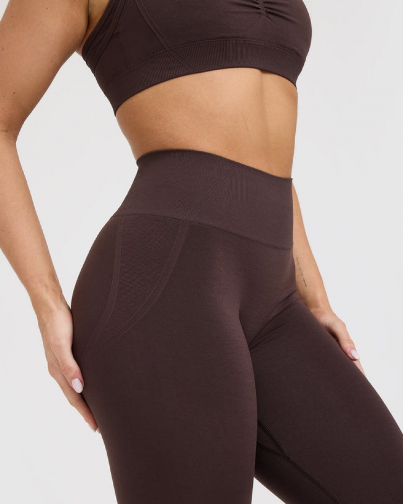 Oner Active Effortless Seamless Leggings Violetit Ruskea | 890-NIMFBR