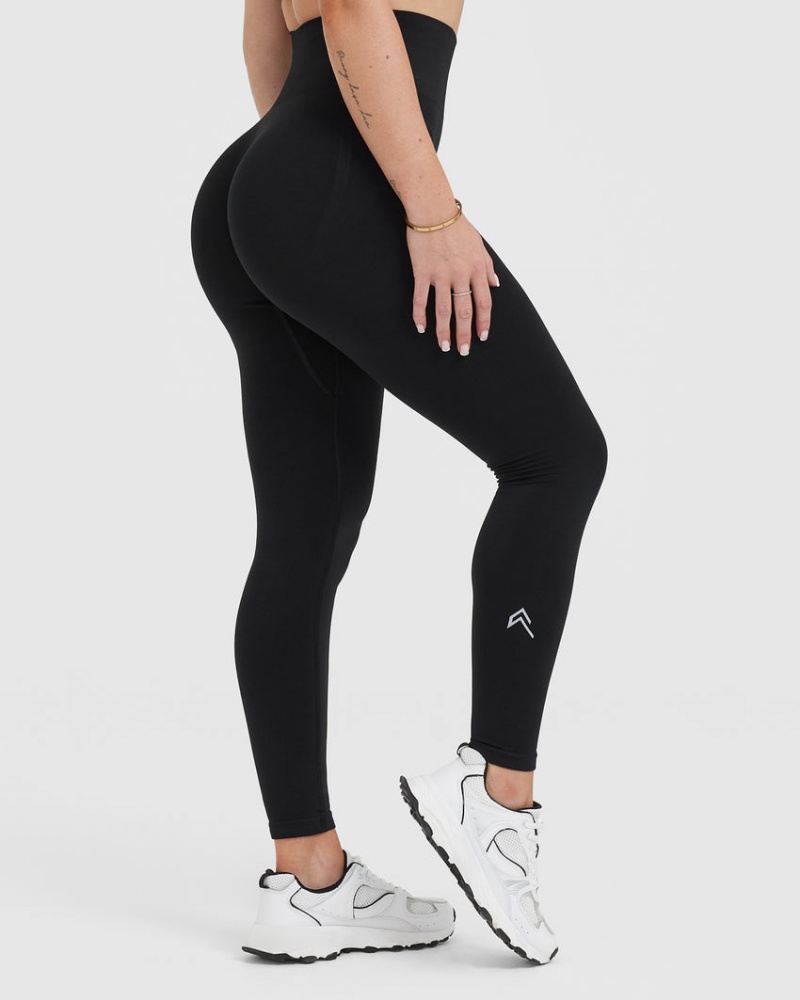 Oner Active Effortless Seamless Leggings Mustat | 754-WLJOYP