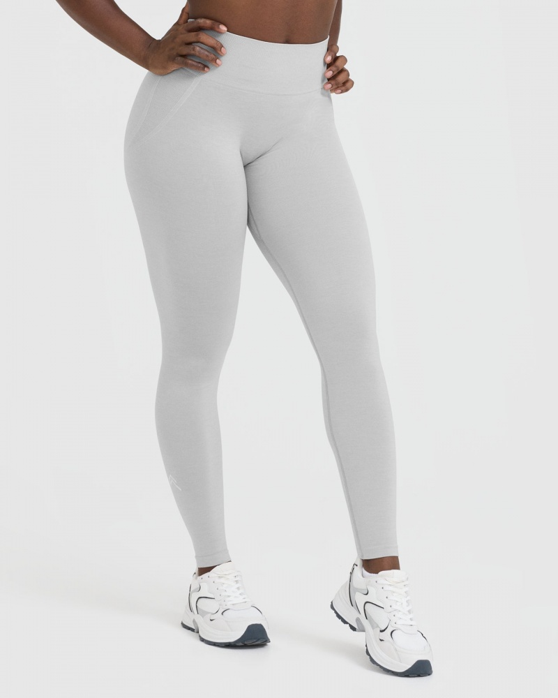 Oner Active Effortless Seamless Leggings Vaaleanharmaat | 475-SPCILG