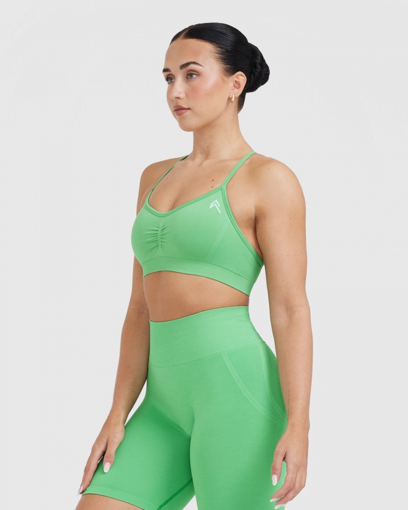 Oner Active Effortless Strappy Bralette Sports Bras Vihreä | 658-CNMYZS