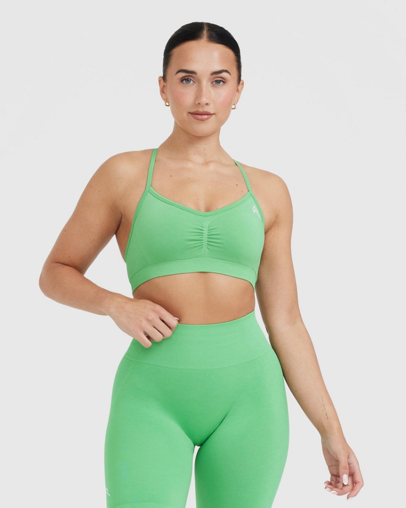 Oner Active Effortless Strappy Bralette Sports Bras Vihreä | 658-CNMYZS