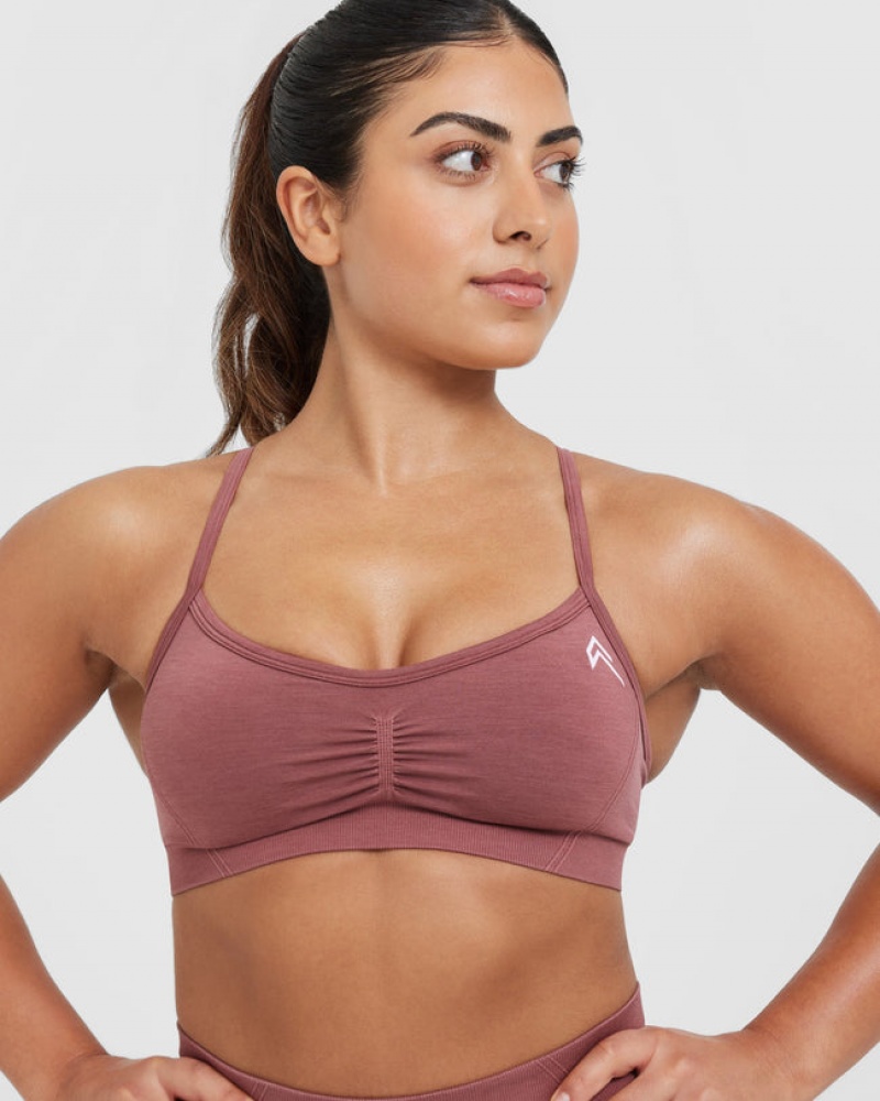 Oner Active Effortless Strappy Bralette Sports Bras Pinkki | 894-YFOUWS