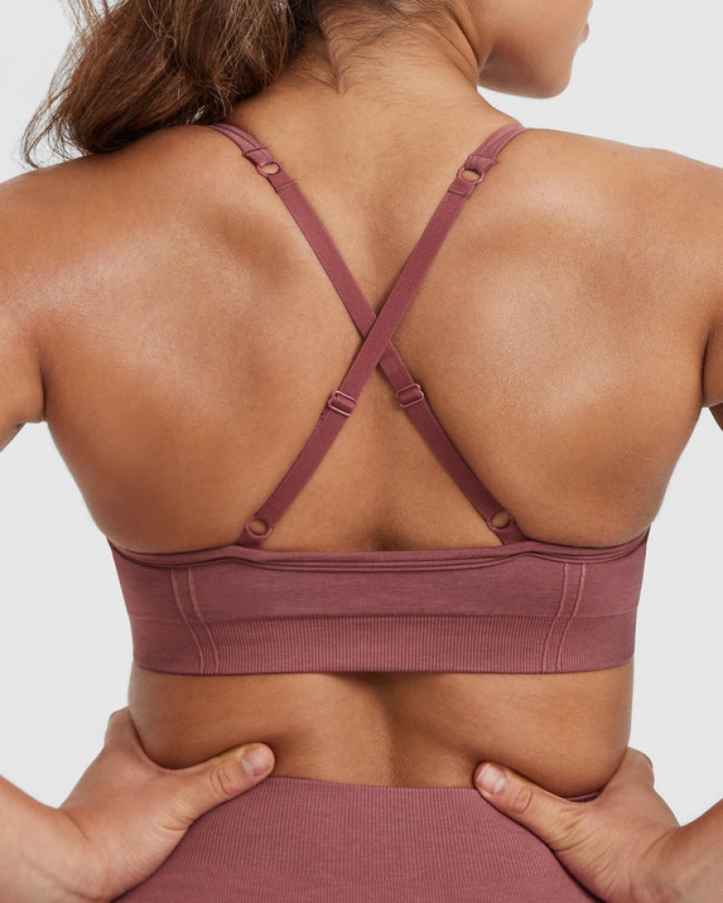 Oner Active Effortless Strappy Bralette Sports Bras Pinkki | 894-YFOUWS