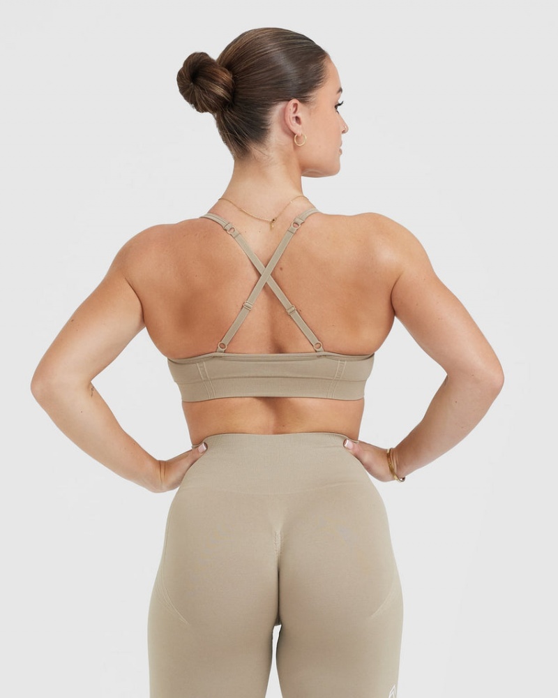 Oner Active Effortless Strappy Bralette Sports Bras Harmaat | 325-OMEKIT