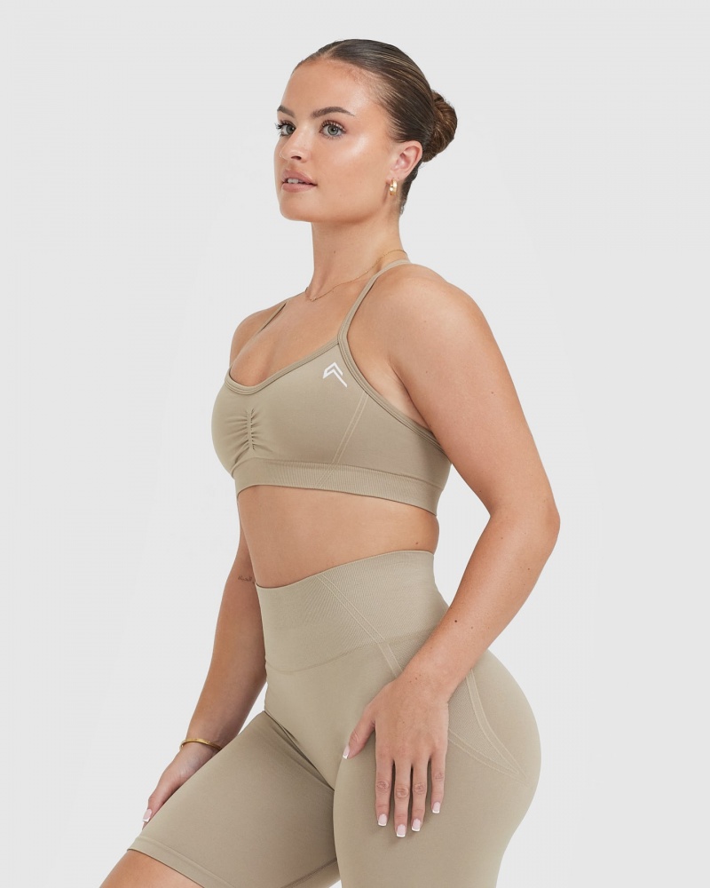 Oner Active Effortless Strappy Bralette Sports Bras Harmaat | 325-OMEKIT