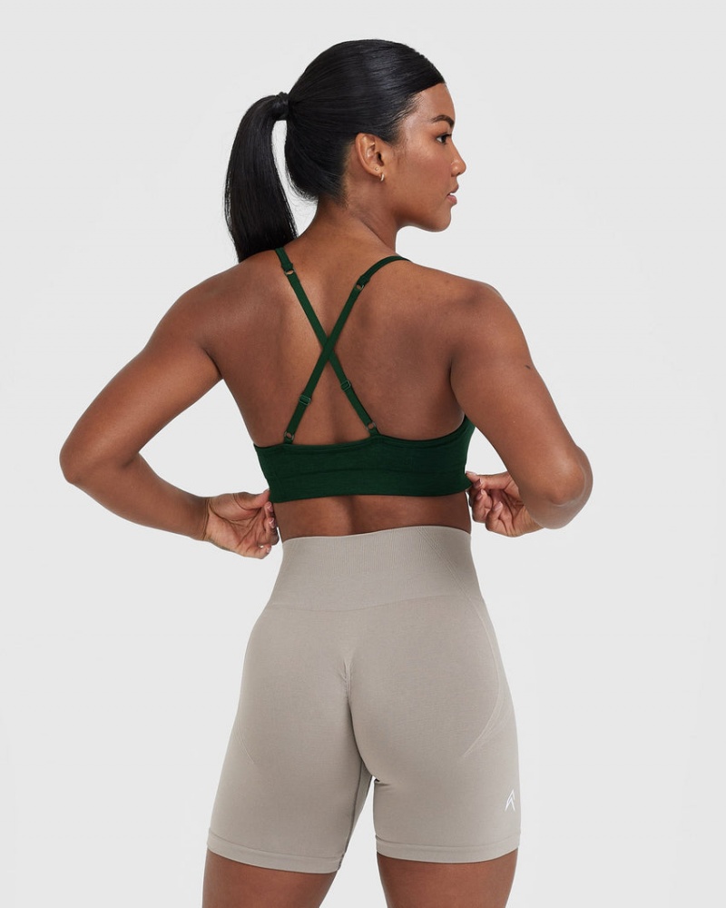 Oner Active Effortless Strappy Bralette Sports Bras Vihreä | 806-KYSBVI