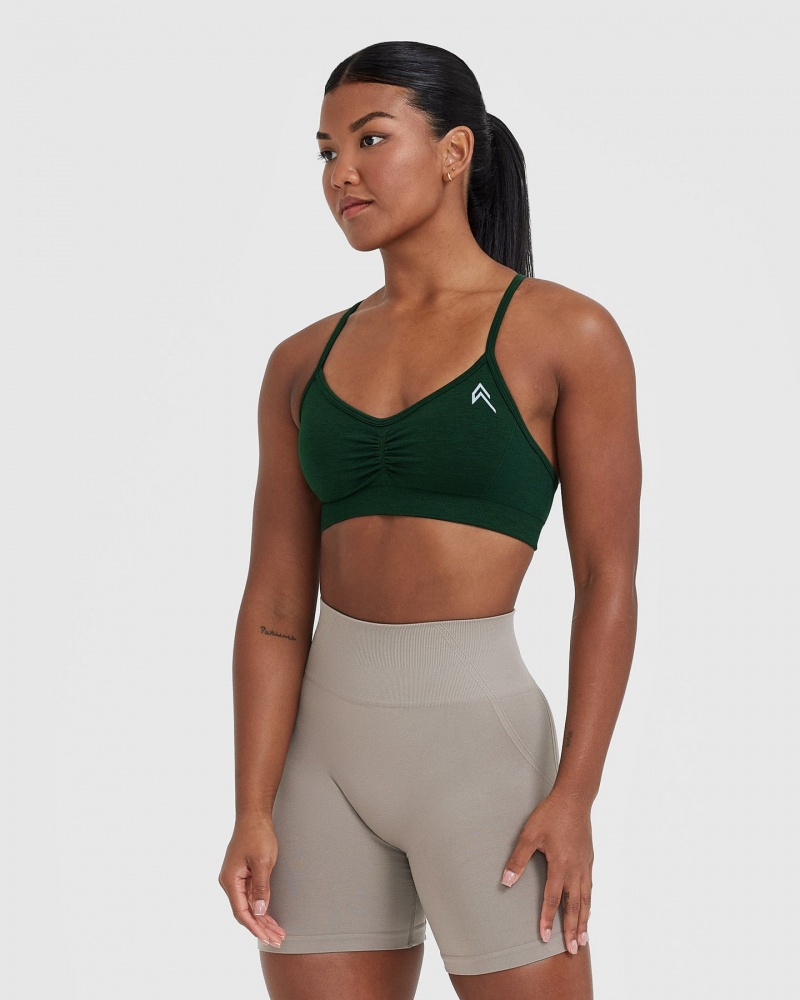 Oner Active Effortless Strappy Bralette Sports Bras Vihreä | 806-KYSBVI