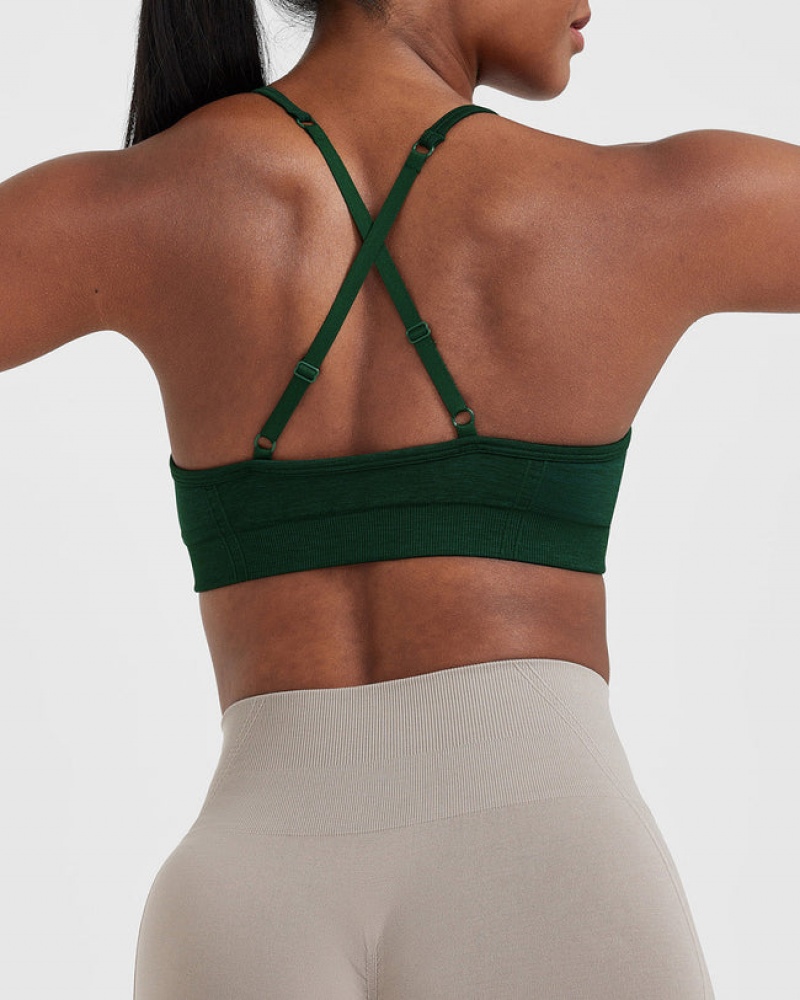 Oner Active Effortless Strappy Bralette Sports Bras Vihreä | 806-KYSBVI