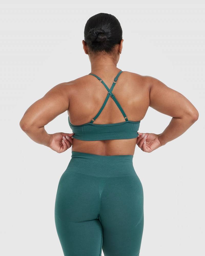 Oner Active Effortless Strappy Bralette Sports Bras Sininen Turkoosi | 985-YCHMIF