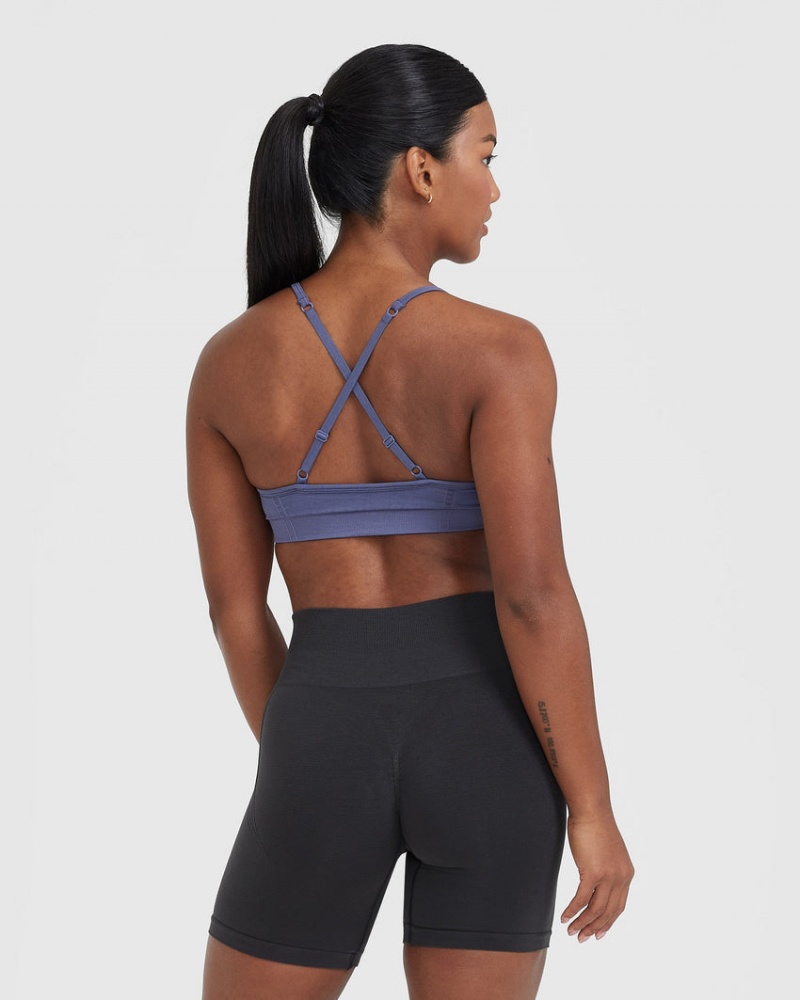 Oner Active Effortless Strappy Bralette Sports Bras Sininen | 547-YJCGSL