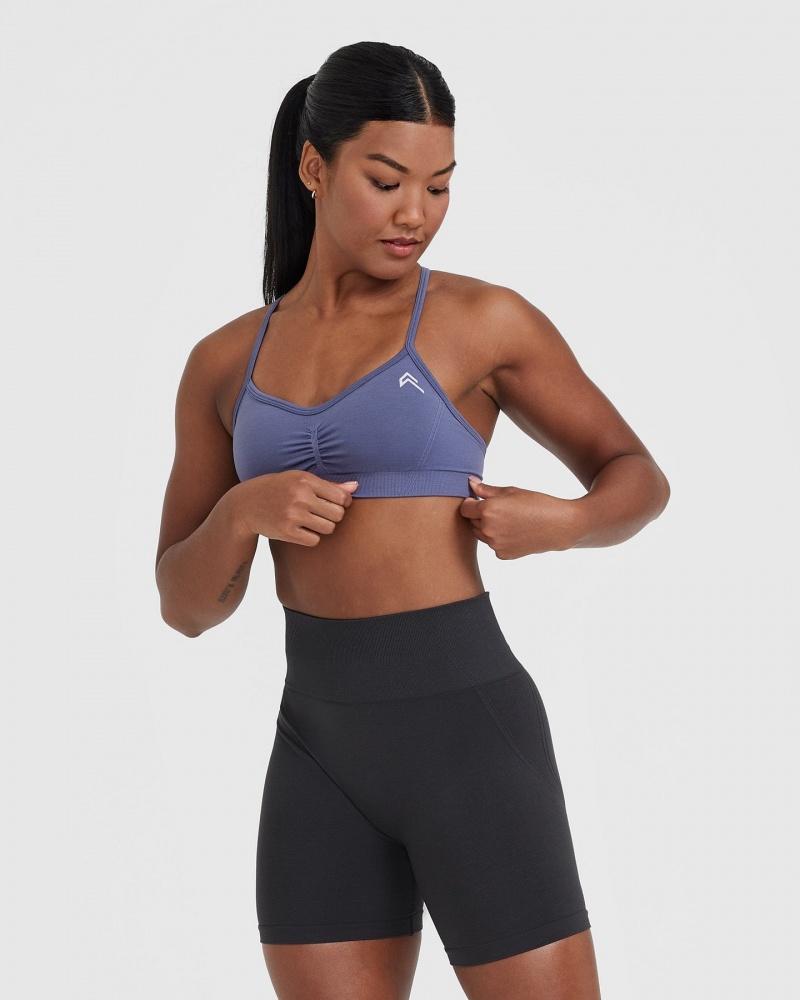 Oner Active Effortless Strappy Bralette Sports Bras Sininen | 547-YJCGSL