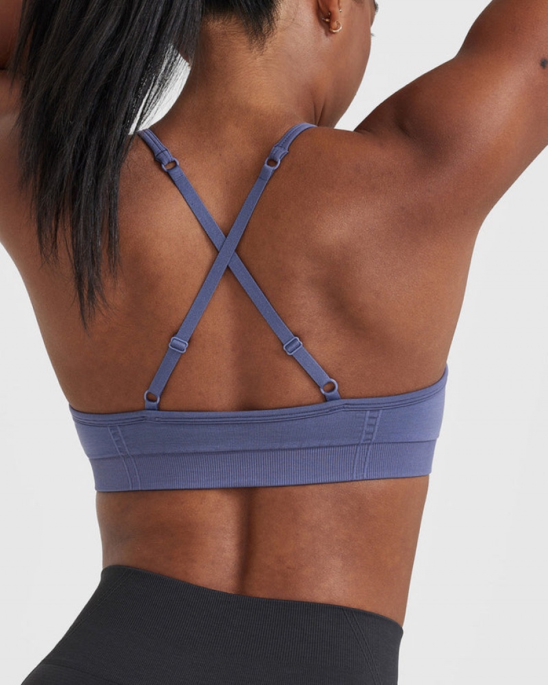 Oner Active Effortless Strappy Bralette Sports Bras Sininen | 547-YJCGSL