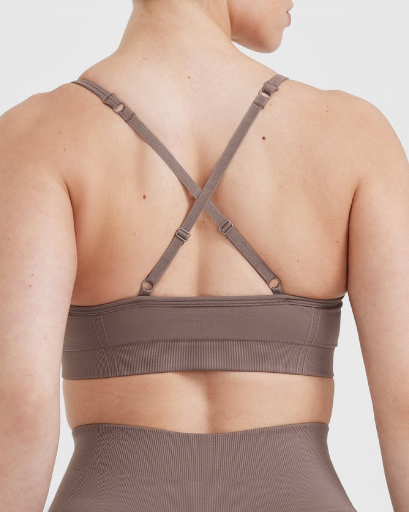 Oner Active Effortless Strappy Bralette Sports Bras Ruskea | 023-JSPHKE