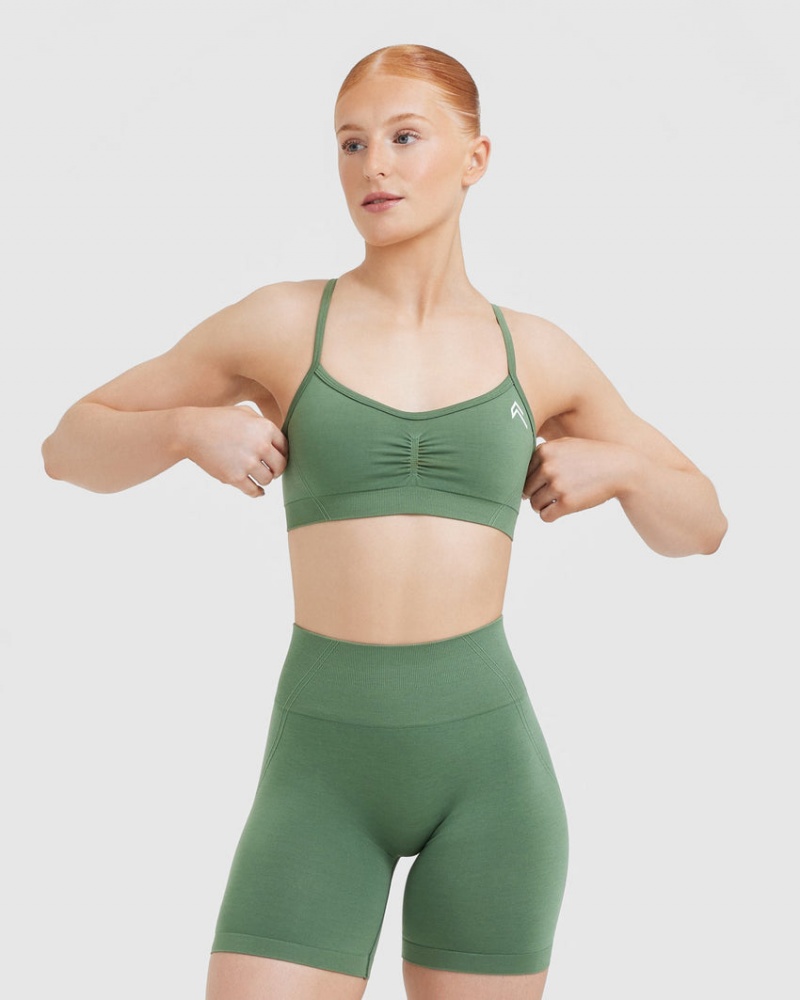 Oner Active Effortless Strappy Bralette Sports Bras Vihreä | 123-GTNRDX