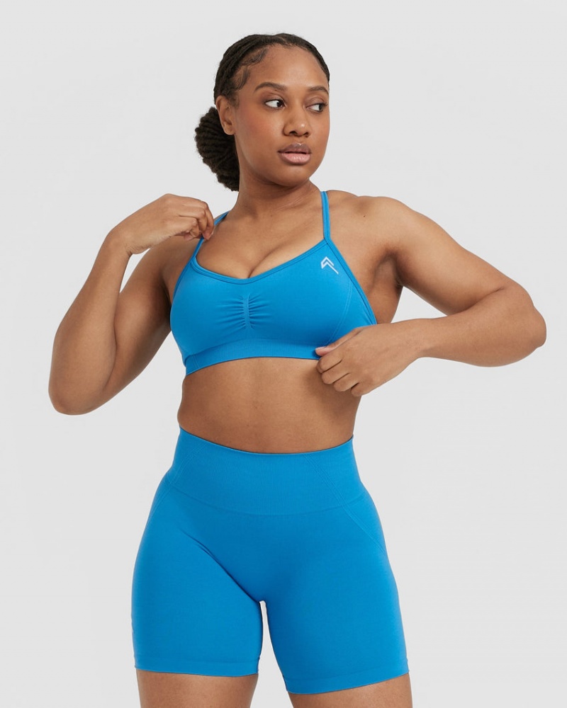 Oner Active Effortless Strappy Bralette Sports Bras Sininen | 417-HGPRMO