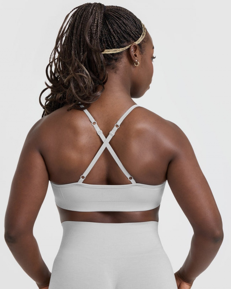 Oner Active Effortless Strappy Bralette Sports Bras Vaaleanharmaat | 917-TOEYQB