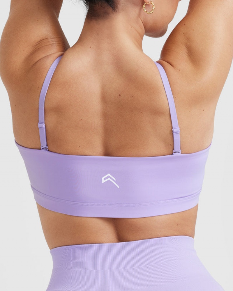 Oner Active Everyday Bandeau Bralette Sports Bras Violetit | 619-ZDSELY